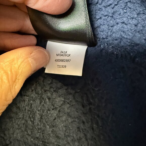 The North Face Campshire Fleece XXL Navy Purple 1/4 Zip EUC - Picture 8 of 12